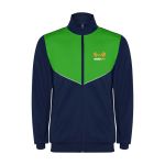 Survêtement enfant polyester avec coloris assortis 225 g/m2 Roly Kinder-Trainingsanzug aus Polyester, 225 g/m2 Roly couleur vert vue impression sérigraphique