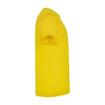 T-shirt enfant en jersey de coton 165 g/m2 Roly Kurzarm-Kinder-T-Shirt aus Baumwolljersey, 165 g/m2 Roly couleur jaune deuxième vue latérale