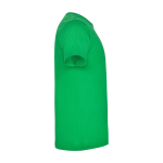 T-shirt enfant en jersey de coton 165 g/m2 Roly Kurzarm-Kinder-T-Shirt aus Baumwolljersey, 165 g/m2 Roly couleur vert deuxième vue latérale