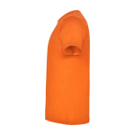 T-shirt enfant en jersey de coton 165 g/m2 Roly Kurzarm-Kinder-T-Shirt aus Baumwolljersey, 165 g/m2 Roly couleur orange vue latérale
