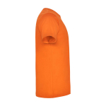 T-shirt enfant en jersey de coton 165 g/m2 Roly Kurzarm-Kinder-T-Shirt aus Baumwolljersey, 165 g/m2 Roly couleur orange deuxième vue latérale