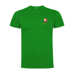 T-shirt enfant en jersey de coton 165 g/m2 Roly Kurzarm-Kinder-T-Shirt aus Baumwolljersey, 165 g/m2 Roly couleur vert gazon vue impression sérigraphique