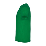 T-shirt enfant en jersey de coton 165 g/m2 Roly Kurzarm-Kinder-T-Shirt aus Baumwolljersey, 165 g/m2 Roly couleur vert tropical vue latérale