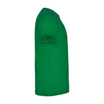 T-shirt enfant en jersey de coton 165 g/m2 Roly Kurzarm-Kinder-T-Shirt aus Baumwolljersey, 165 g/m2 Roly couleur vert tropical deuxième vue latérale