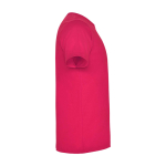 T-shirt enfant en jersey de coton 165 g/m2 Roly Kurzarm-Kinder-T-Shirt aus Baumwolljersey, 165 g/m2 Roly couleur fuchsia deuxième vue latérale