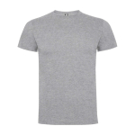 T-shirt enfant en jersey de coton 165 g/m2 Roly Kurzarm-Kinder-T-Shirt aus Baumwolljersey, 165 g/m2 Roly couleur gris clair chiné