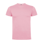 T-shirt enfant en jersey de coton 165 g/m2 Roly Kurzarm-Kinder-T-Shirt aus Baumwolljersey, 165 g/m2 Roly couleur rose clair 
