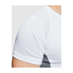 T-shirt de sport bicolore pour enfant en polyester 140 g/m² Roly Bicolor Kinder-Sport-T-Shirt aus Polyester, 140 g/m2 Roly couleur jaune image nature morte 2