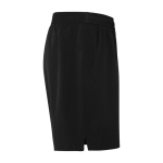 Short de sport unisexe en polyester recyclé 100 g/m² Roly couleur noir deuxième vue latérale
