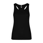 Gilet de sport pour femme en tissu technique 140 g/m² Roly couleur noir