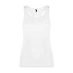 Gilet de sport pour femme en tissu technique 140 g/m² Roly couleur blanc