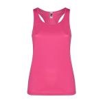 Gilet de sport pour femme en tissu technique 140 g/m² Roly couleur fuchsia