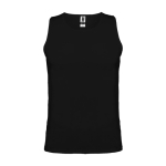 Gilet de sport technique pour homme en polyester 140 g/m² Roly couleur noir