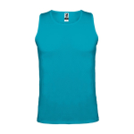 Gilet de sport technique pour homme en polyester 140 g/m² Roly couleur turquoise