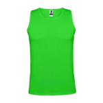 Gilet de sport technique pour homme en polyester 140 g/m² Roly couleur vert lime