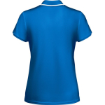 Polo polyester manches courtes pour femme bicolore 140 g/m² Roly couleur bleu roi deuxième vue arrière