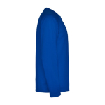 T-shirt de sport à manches longues pour homme 150 g/m² Roly couleur bleu deuxième vue latérale
