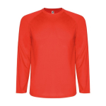 T-shirt de sport à manches longues pour homme 150 g/m² Roly couleur rouge