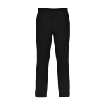 Pantalon coupe droite unisexe en coton et polyester 280 g/m² Roly couleur noir