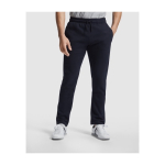 Pantalon coupe droite unisexe en coton et polyester 280 g/m² Roly couleur noir image nature morte