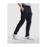 Pantalon coupe droite unisexe en coton et polyester 280 g/m² Roly couleur noir image nature morte 2