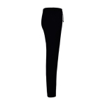 Pantalon coupe droite unisexe en coton et polyester 280 g/m² Roly couleur noir deuxième vue latérale