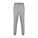 Pantalon de sport pour homme en coton et polyester 280 g/m² Roly couleur gris clair chiné