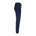 Pantalon de sport pour femme en coton et polyester 280 g/m² Roly couleur bleu marine deuxième vue latérale