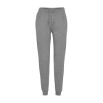 Pantalon de sport pour femme en coton et polyester 280 g/m² Roly couleur gris clair chiné