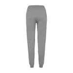 Pantalon de sport pour femme en coton et polyester 280 g/m² Roly couleur gris clair chiné deuxième vue arrière