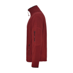 Polaire en polyester avec fermeture éclair 300 g/m² Roly couleur bordeaux vue latérale