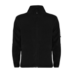Polaire en polyester avec fermeture éclair 300 g/m² Roly couleur noir