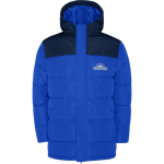 Veste unisexe bicolore style doudoune polyester et capuche Roly couleur bleu roi