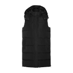 Gilet thermique matelassé en polyester avec capuche pour femme Roly couleur noir