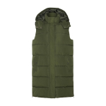 Gilet thermique matelassé en polyester avec capuche pour femme Roly couleur vert militaire