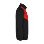 Survêtement bicolore unisexe en polyester 225 g/m² Roly Bicolor Unisex-Trainingsanzug aus Polyester, 225 g/m2 Roly couleur rouge deuxième vue latérale