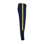 Survêtement bicolore unisexe en polyester 225 g/m² Roly Bicolor Unisex-Trainingsanzug aus Polyester, 225 g/m2 Roly couleur jaune quatrième vue latéral