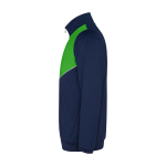 Survêtement bicolore unisexe en polyester 225 g/m² Roly Bicolor Unisex-Trainingsanzug aus Polyester, 225 g/m2 Roly couleur vert vue latérale