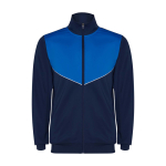 Survêtement bicolore unisexe en polyester 225 g/m² Roly Bicolor Unisex-Trainingsanzug aus Polyester, 225 g/m2 Roly couleur bleu roi