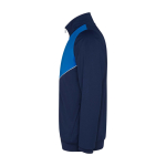 Survêtement bicolore unisexe en polyester 225 g/m² Roly Bicolor Unisex-Trainingsanzug aus Polyester, 225 g/m2 Roly couleur bleu roi vue latérale