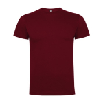 T-shirt à manches courtes en coton pour homme 165 g/m² Roly couleur bordeaux