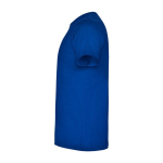 T-shirt à manches courtes en coton pour homme 165 g/m² Roly couleur bleu vue latérale