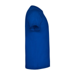 T-shirt à manches courtes en coton pour homme 165 g/m² Roly couleur bleu deuxième vue latérale