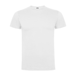 T-shirt à manches courtes en coton pour homme 165 g/m² Roly couleur blanc