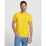 T-shirt à manches courtes en coton pour homme 165 g/m² Roly couleur jaune image nature morte