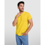 T-shirt à manches courtes en coton pour homme 165 g/m² Roly couleur jaune image nature morte 2