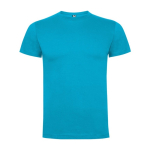 T-shirt à manches courtes en coton pour homme 165 g/m² Roly couleur turquoise