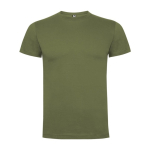 T-shirt à manches courtes en coton pour homme 165 g/m² Roly couleur vert militaire
