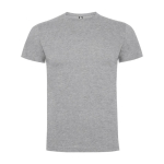 T-shirt à manches courtes en coton pour homme 165 g/m² Roly couleur gris clair chiné
