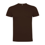 T-shirt à manches courtes en coton pour homme 165 g/m² Roly couleur marron foncé